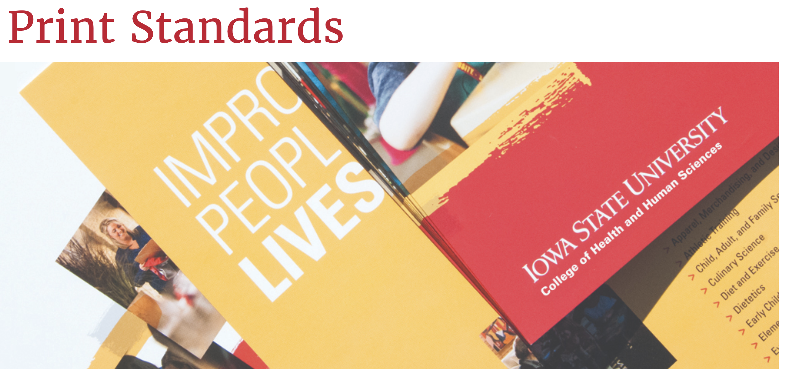 Iowa State University Desktop Publishing Standards Manual