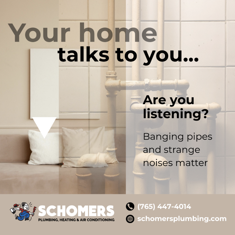 Schomer's Plumbing local marketing graphic