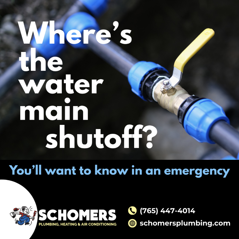 Schomer's Plumbing promotional social media design